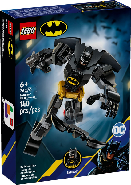 Box art for LEGO Super Heroes Batman Mech Armor 76270