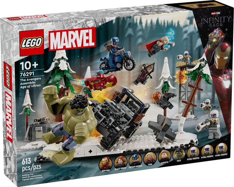 Box art for LEGO Super Heroes The Avengers Assemble: Age of Ultron 76291