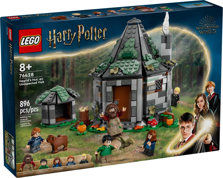 Box art for LEGO Harry Potter Hagrid's Hut: An Unexpected Visit 76428