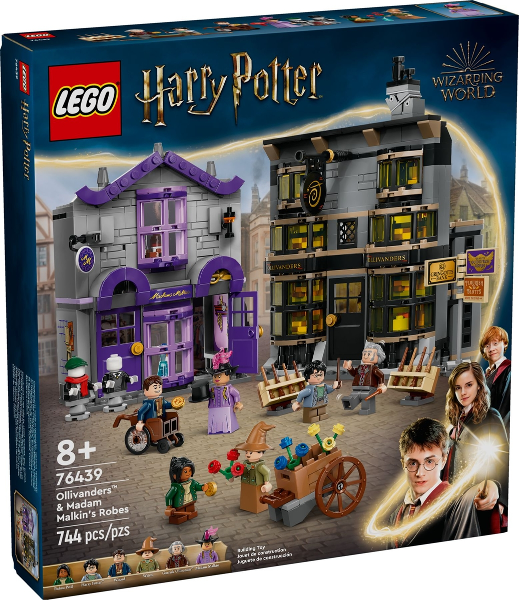 Box art for LEGO Harry Potter Ollivanders & Madam Malkin's Robes 76439