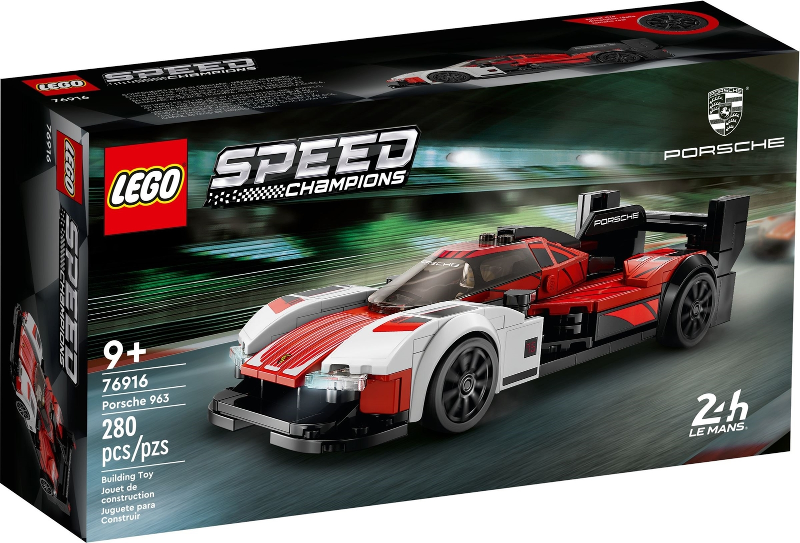 Box art for LEGO SPEED CHAMPIONS Porsche 963 76916