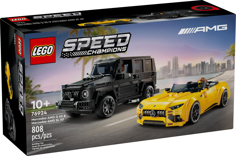 Box art for LEGO SPEED CHAMPIONS Mercedes-AMG G 63 & Mercedes-AMG SL 63 76924