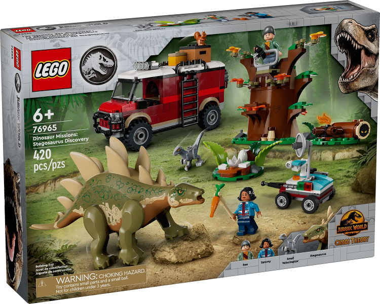 Box art for LEGO Jurassic World Dinosaur Missions: Stegosaurus Discovery 76965