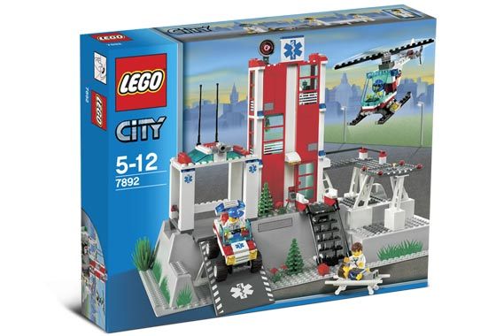 Box art for LEGO City Hospital 7892