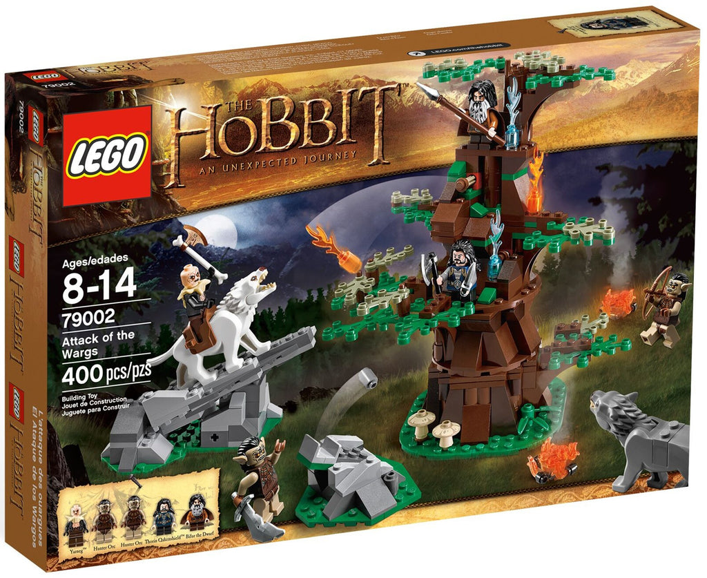 Box art for LEGO The Hobbit and The Lord of the Rings Attack of the Wargs 79002