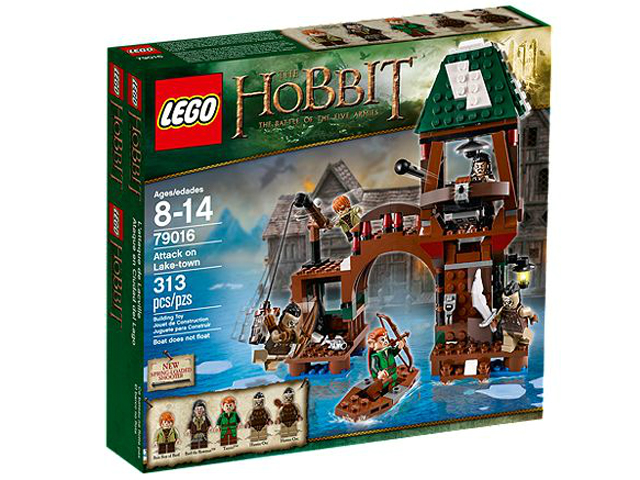 Box art for LEGO The Hobbit and The Lord of the Rings Attack on Lake-town 79016