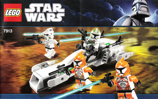 Instructions for LEGO (Instructions) for Set 7913 Clone Trooper Battle Pack  7913-1