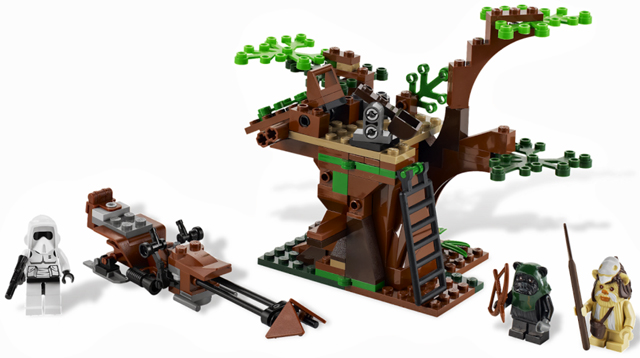 Display for LEGO Star Wars Ewok Attack 7956