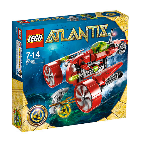 Box art for LEGO Atlantis Typhoon Turbo Sub 8060