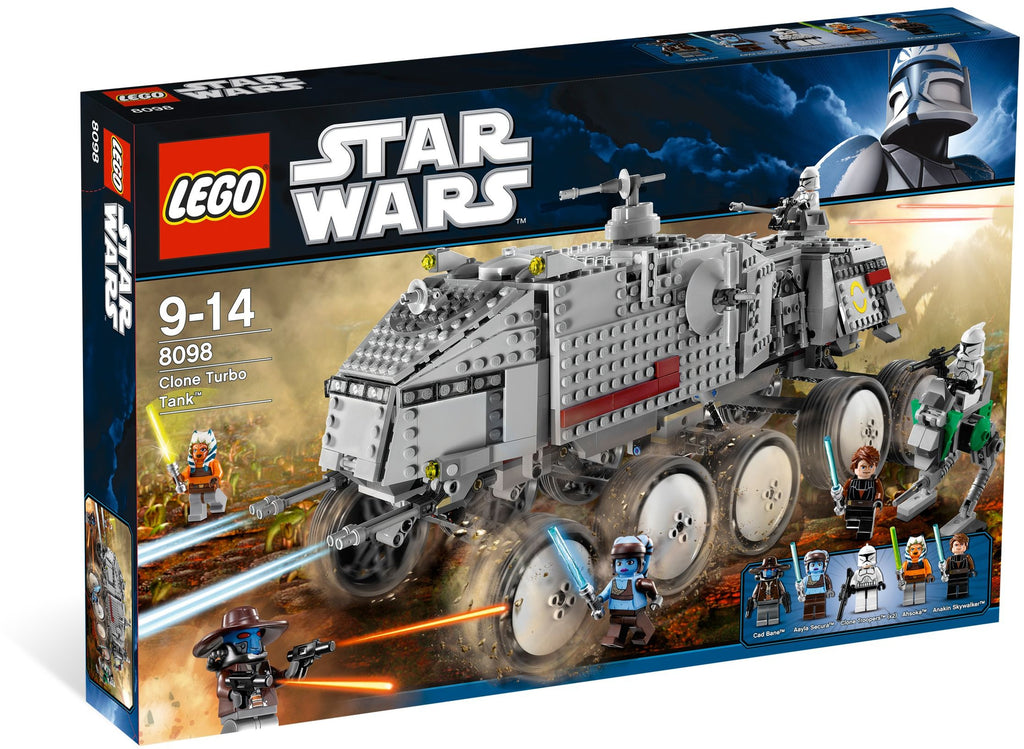 Box art for LEGO Star Wars Clone Turbo Tank 8098