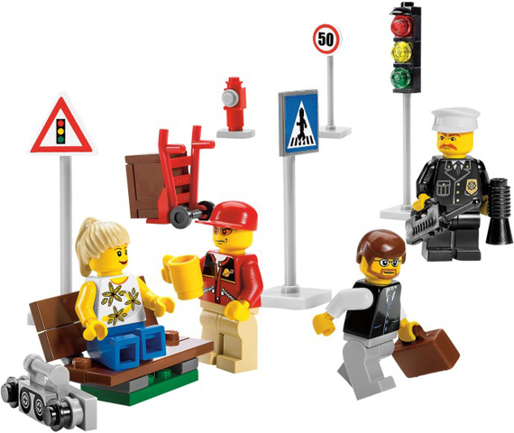 Box art for LEGO City City Minifigure Collection 8401-1
