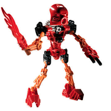 Display of LEGO Bionicle Set 8534-1 Tahu