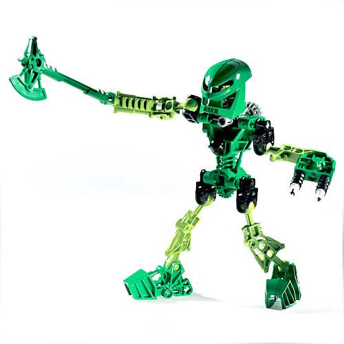 Display of LEGO Bionicle Set 8535-1 Lewa