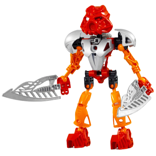 Display of LEGO Bionicle Set 8572-1 Tahu Nuva