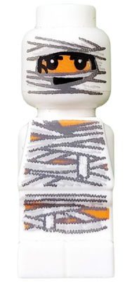 This LEGO minifigure is called, Microfigure Ramses Pyramid Mummy (4560464) . It's minifig ID is 85863pb005.