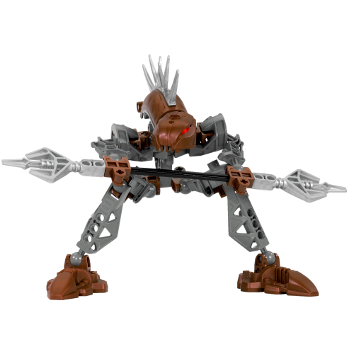 Display of LEGO Bionicle Panrahk 8587