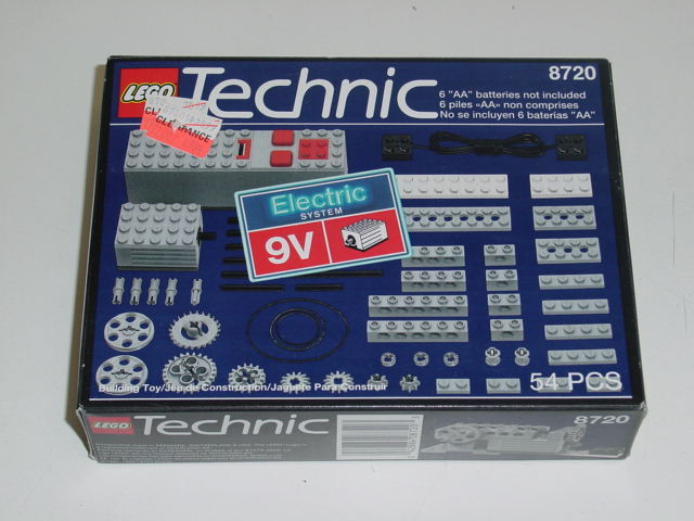 Box art for LEGO Technic Motor Set 9 V 8720