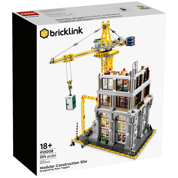Box art for LEGO Set 910008-1 Modular Construction Site