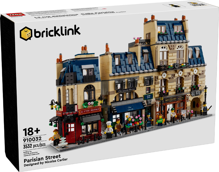 Box art for LEGO BrickLink Designer Program Parisian Street 910032