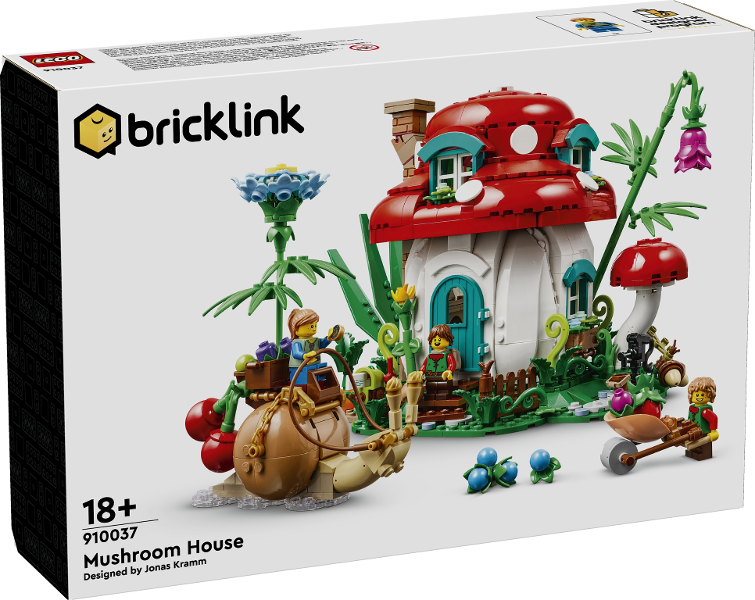 Box art for LEGO BrickLink Designer Program Mushroom House 910037