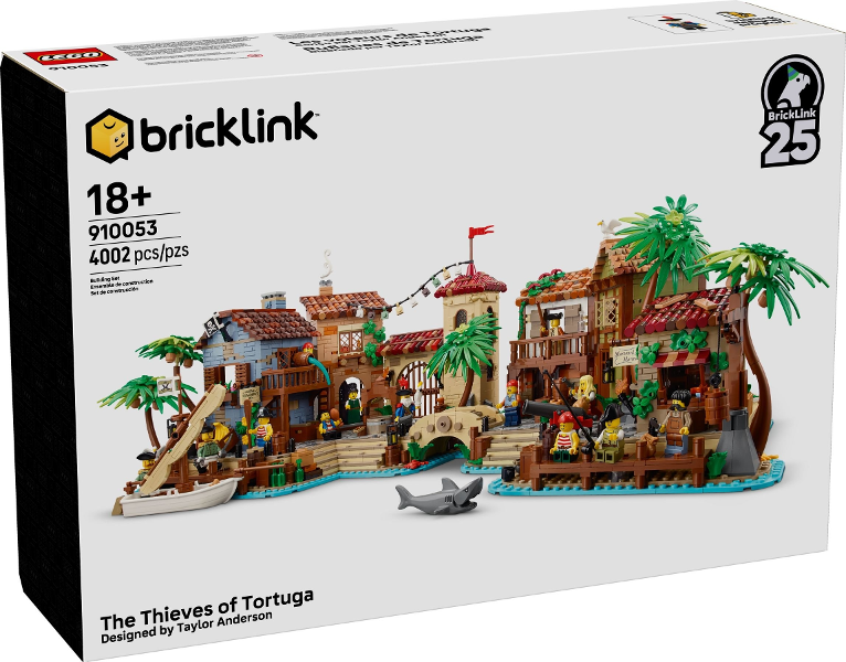 Bricklink packaging for 'The Thieves of Tortuga' building set
