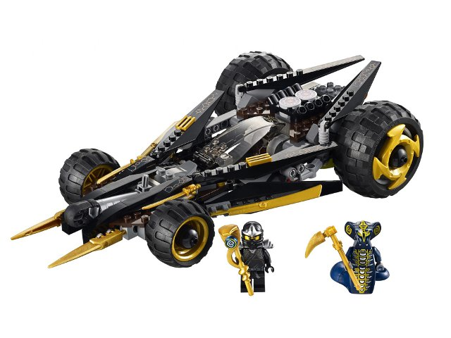 Display for LEGO NINJAGO Cole's Tread Assault 9444