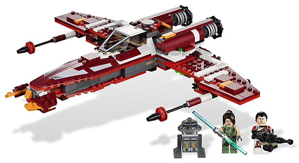 Display for LEGO Star Wars Republic Striker-class Starfighter 9497