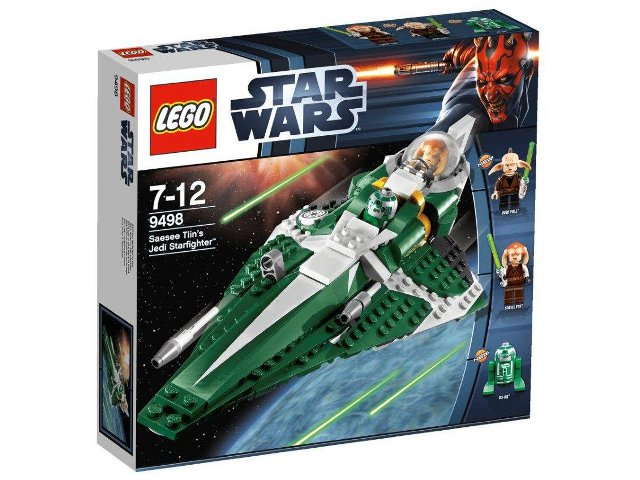 Box art for LEGO Star Wars Saesee Tiin's Jedi Starfighter 9498
