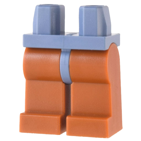 LEGO Minifigure Part 970c68 Hips and Dark Orange Legs