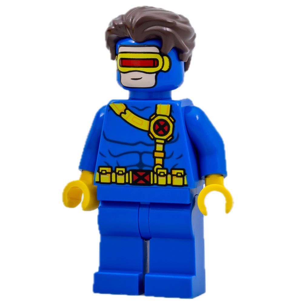 Display of LEGO Minifigure X-Men Cyclops from 76281