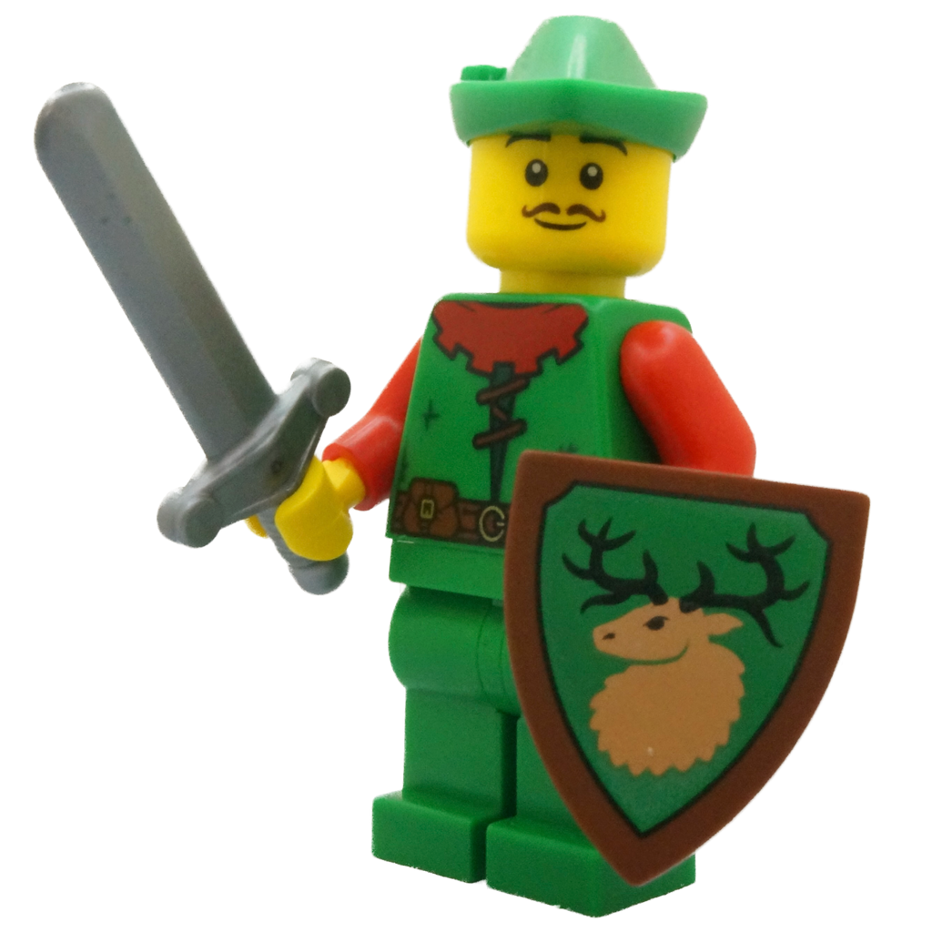 LEGO Castle Forestman with Sword and Shield Minifigure bk008