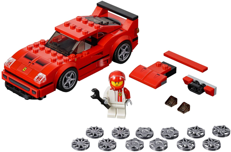 Display for LEGO Speed Champions Ferrari F40 Competizione 75890