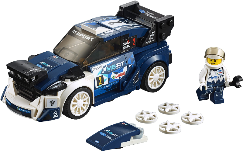 Display for LEGO Speed Champions Ford Fiesta M-Sport WRC 75885