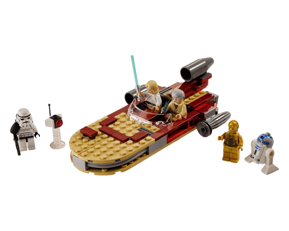 Display for LEGO Star Wars Luke's Landspeeder 8092