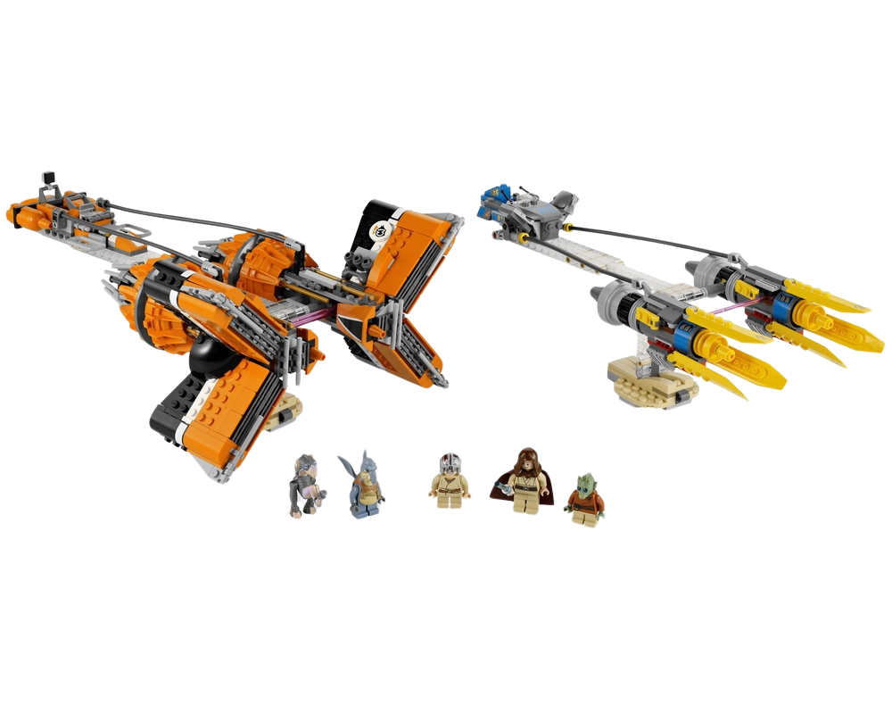 Display for LEGO Star Wars Anakin's & Sebulba's Podracers 7962