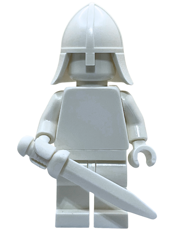 Knight - White Monochrome – Bricker King