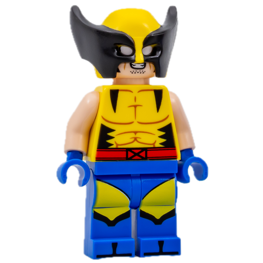 Display of LEGO Minifigure X-Men Wolverine from 76281
