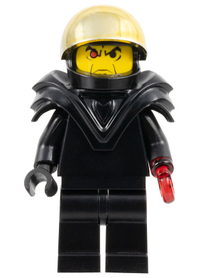 This LEGO minifigure is called, Ogel, Trans-Red Hook . It's minifig ID is alp020.