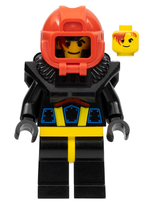 This LEGO minifigure is called, Aquashark 1 . It's minifig ID is aqu006.