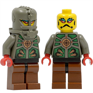 This LEGO minifigure is called, Navigator Stinger Ray . It's minifig ID is aqu014.