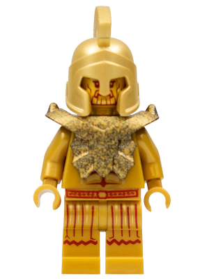 This LEGO minifigure is called, Statue, Atlantis Temple (Poseidon) . It's minifig ID is atl020.