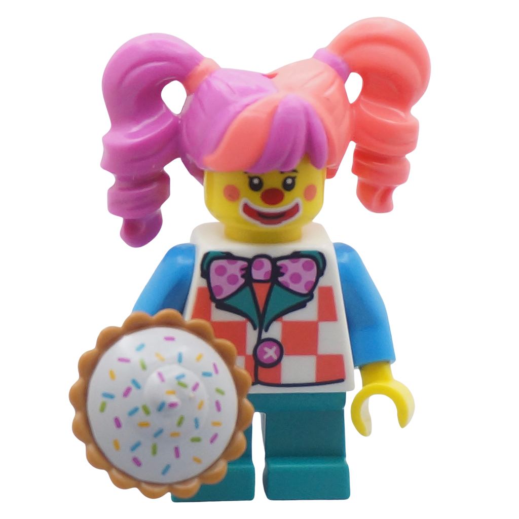 Display for LEGO BAM Minifigure Clown Girl bam2023bk02