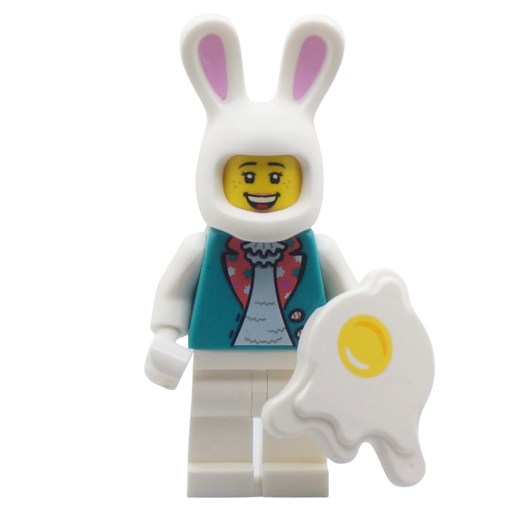 Display of LEGO BAM Minifigure Bunny Costume Girl