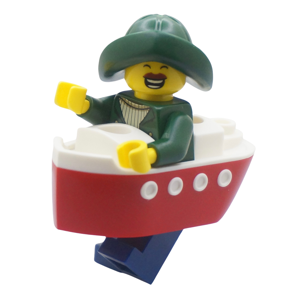 Display of LEGO Minifigure BAM Boat Costume Guy