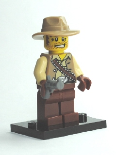 Box art for LEGO Collectible Minifigures Cowboy, Series 1 