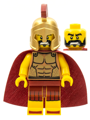 This LEGO minifigure is called, Spartan Warrior, Series 2 (Minifigure Only without Stand and Accessories) . It's minifig ID is col018.