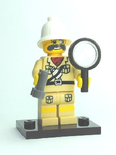 Display for LEGO Collectible Minifigures Explorer, Series 2 