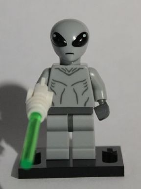 Box art for LEGO Collectible Minifigures Classic Alien, Series 6 