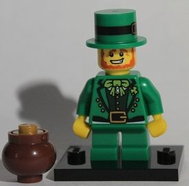 Display for LEGO Collectible Minifigures Leprechaun, Series 6 