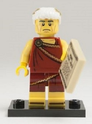 Box art for LEGO Collectible Minifigures Roman Emperor, Series 9 